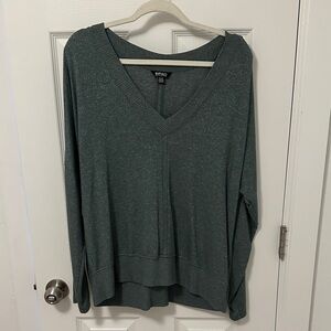 Buffalo David Bitton Green V-Neck Sweater